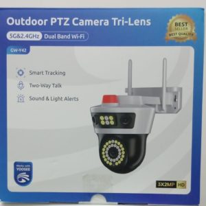 OUTDOOR PTZ CAMERA TRI-LENS